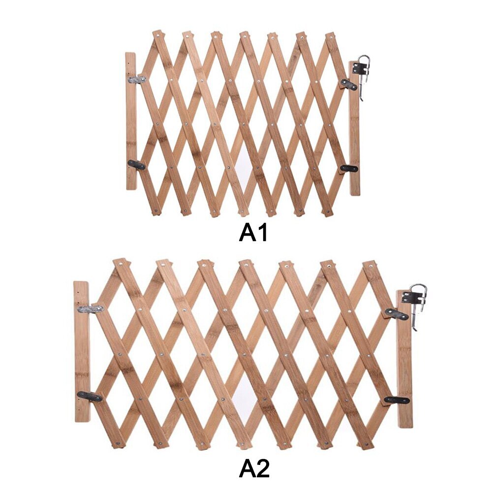 Barrière pliante en bois pour animaux de compagnie, clôture extensible pour animaux de compagnie, barrière d'isolation de sécurité pour porte coulissante, produits pour animaux de compagnie, parc de pelouse