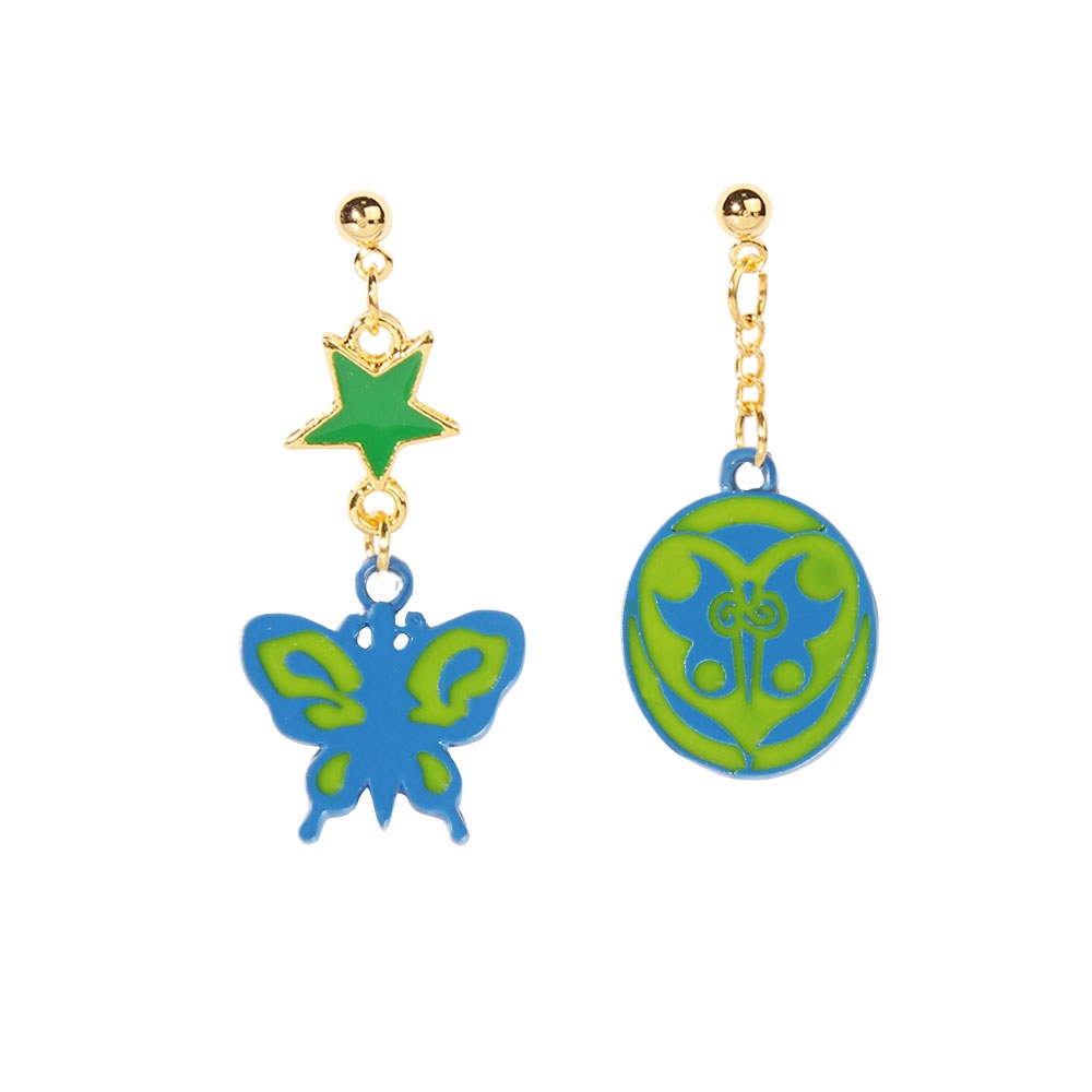 Anime JoJo Bizarre Adventure Earrings Cosplay Props JOJO Kakyoin Noriaki Cherry Earrings Ear Clip Men Girl Jewelry: PALLADIUM