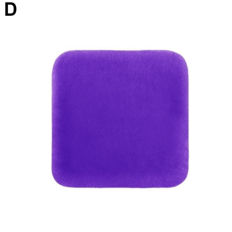 Universal fuzzy plys bilsæde pude uld pels varm bil sæde pude betræk stol pude bil interiør tilbehør 1pc: D