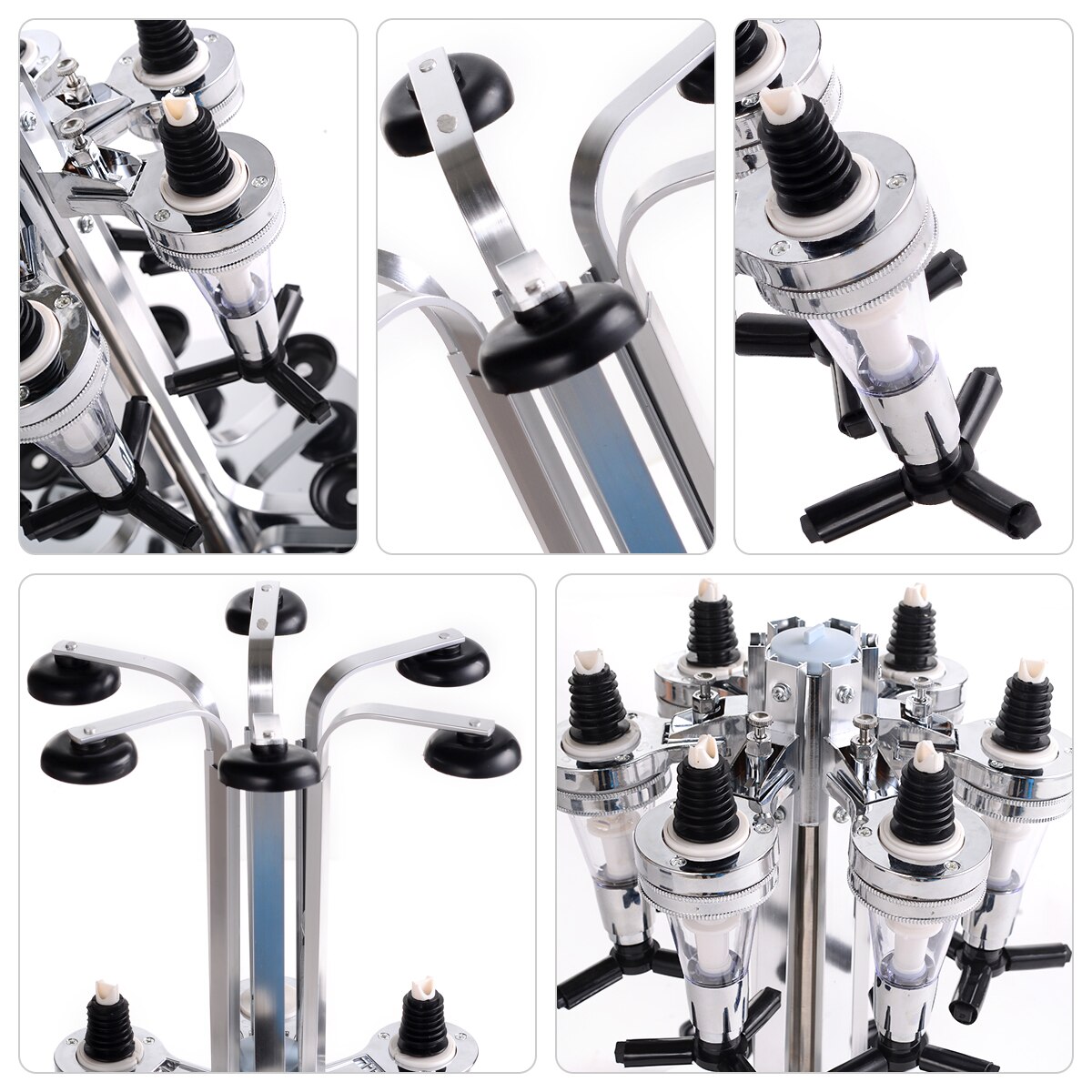 6 Fles Roterende Bar Drank Drank Dispenser Houder Alcohol Drinken Shot 6-Station Roterende Liquor Dispenser Cocktail Wijn