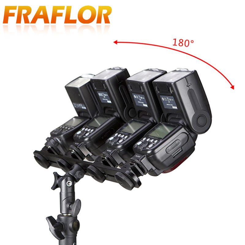 4 Camera Lichten Bracket Flash Beugel Vaste Reflector Houder Paraplu Beugel Top Flash Bracket Apparaat CD50 Dslr Video Camcorder