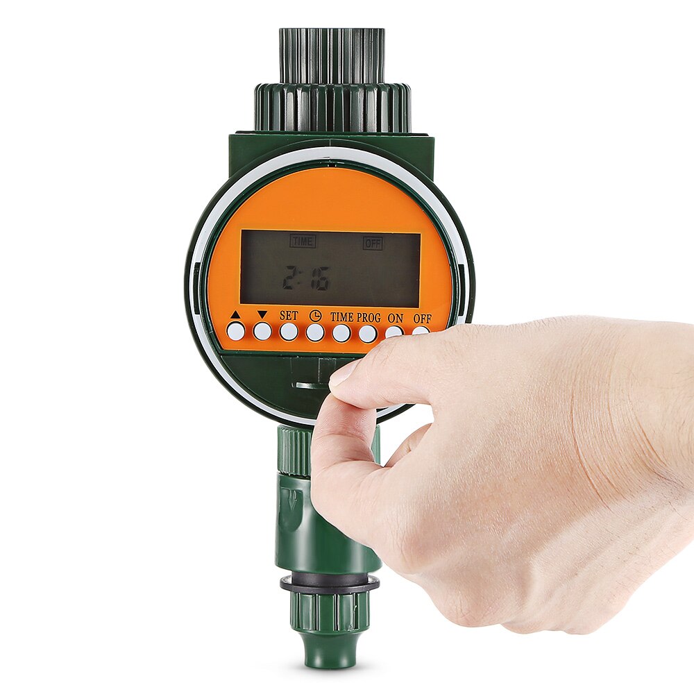Automatic Intelligent Watering Timer Irrigation Controller Electric Valve Rain Sensor LED Display Electronic Garden Water Timer
