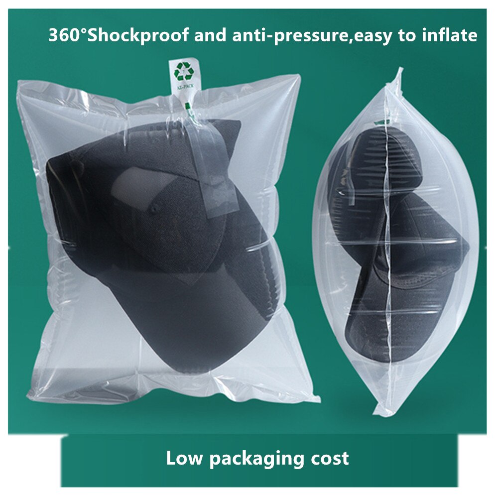 10 PCS/ 45x45cm Bottom Open Packing Inflated Pouch, Inflatable Air Buffer Plastic Bags In Packaging. Clear Cushion Blocking Bag