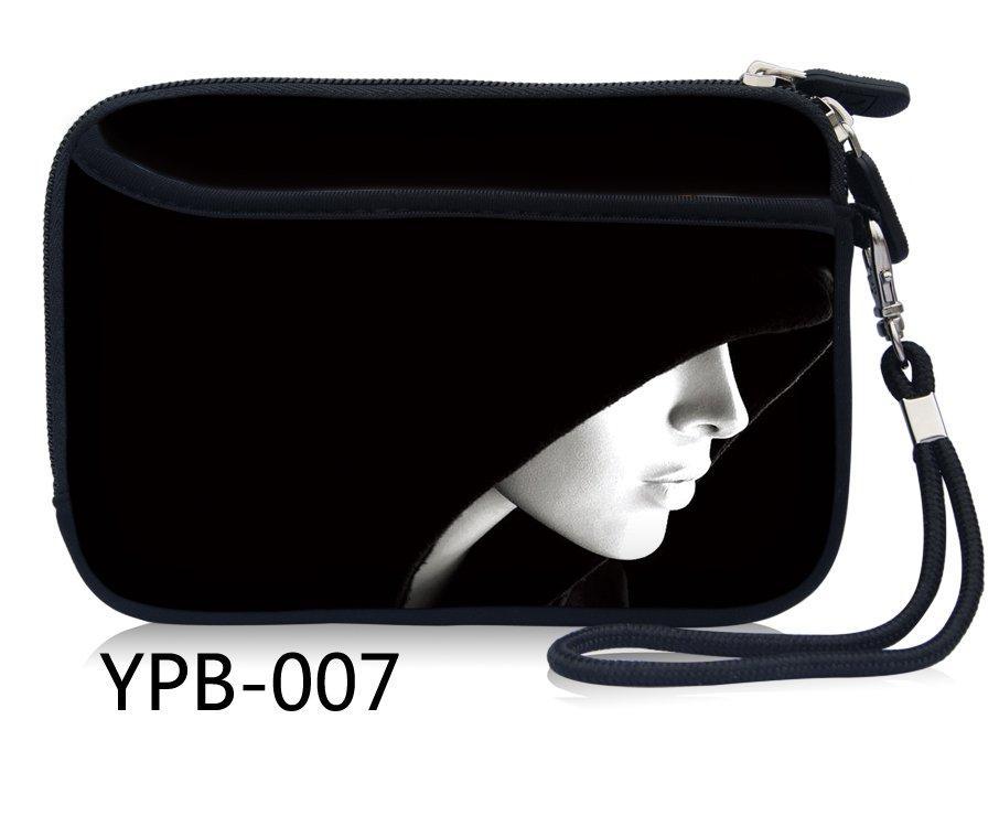 Cool Portable Hard Disk Drive Shockproof Zipper Cover Bag Case 2.5" HDD Bag Hardcase Black: Hoody Lady