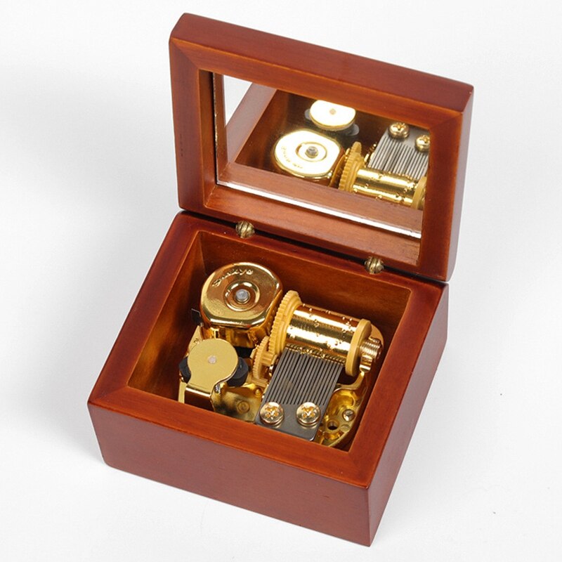 Ręcznie robione drewniane pozytywki na boże narodzenie, urodziny, niestandardowe rzeźbione pozytywka, pozytywka rzemiosło dekoracyjne dekoracje