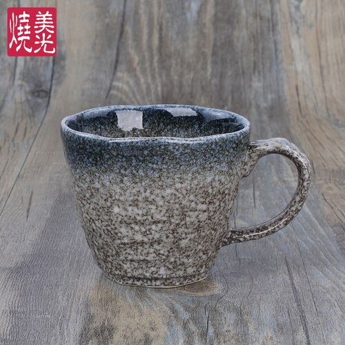 Sort kaffekop latteglas genanvendelig japansk kaffekop vintage miljøvenlig taza para cafe rejse kop  bd50mk: Stil 8