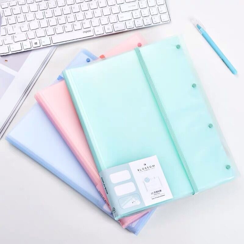 30 40 Page Waterproof A3 File Folder Document Organizer Storage Bag Desk Paper Clip Display Book Pamphlet Stationery