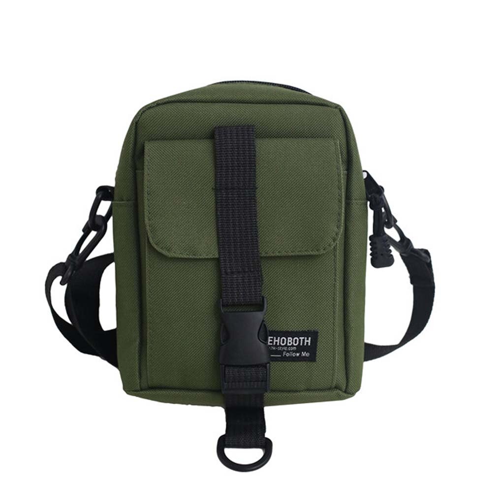 Messenger Bag Unisex Schoudertas Outdoor Kleine Multifunctionele Telefoon Tas Toevallige Schouder Casual Eenvoudige Telefoon Handtas Tas: Green 