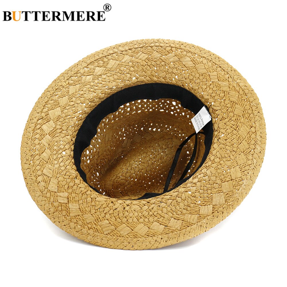 Buttermere dames zomerhoeden panama zonnehoed handgebreide strohoed dames strand sombrero buiten heren dames fedora zomerhoed