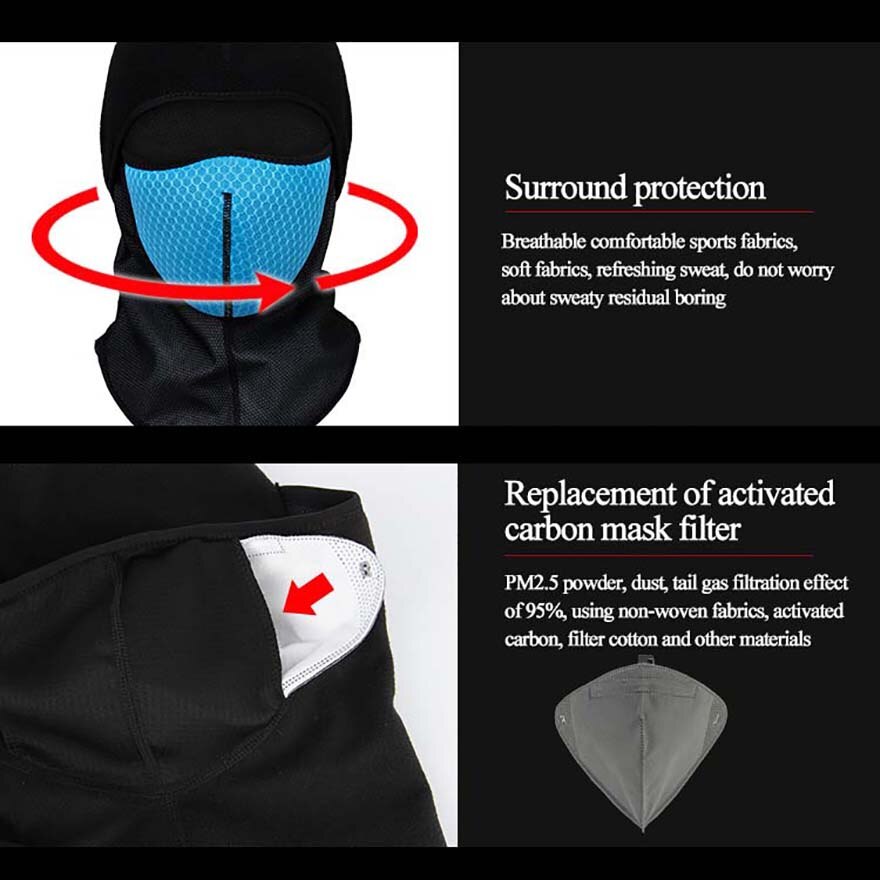 Cappello Da Ciclismo Invernale Miloto, Teschio, Antivento, Termico, In Pile, Nero, Taglia Unica Unisex