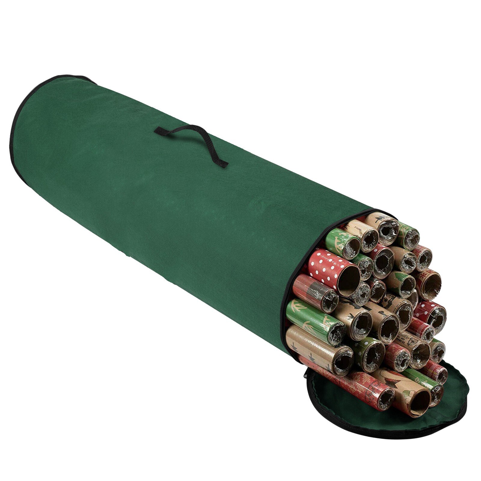 Wrapping Paper Storage Bag Rolls Holder Heavy Duty Tear Proof Christmas Wrap Storage Organizer Fits 14-20 Wrap Rolls #M