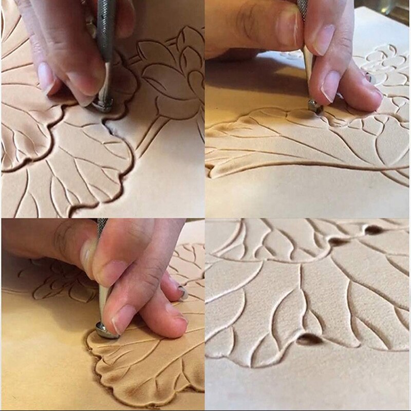 Leder Stempel Werkzeug Diamant - 304 Edelstahl Stempel Für Lederhandwerk