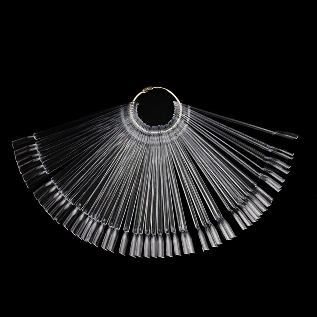 Nail Art Display Kleurstalen 100 Stuks Waaiervormige Kleurstalen Voor Praktijk Nail Stalen Kleurstalen Nep Nagels