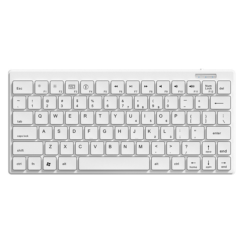 78-Key Wireless Keyboard Muis Set Oplaadbare 2.4G Draadloze Toetsenbord Mute Kantoor Mini Toetsenbord Muis Voor Laptop Desktop pc