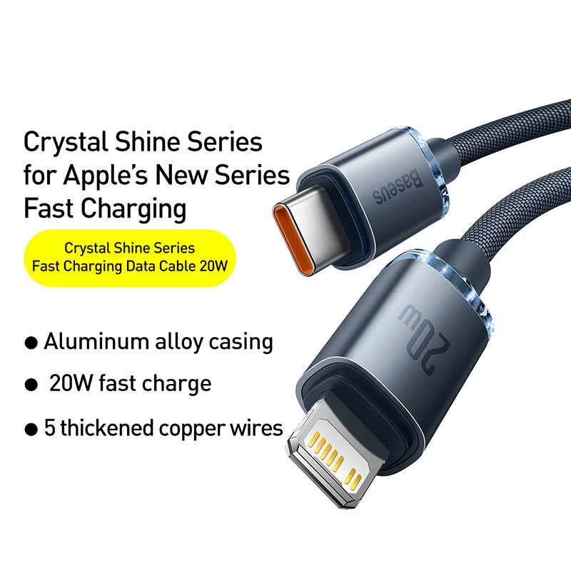 Baseus USB Typ C PD 20 W Kabel für iPhone 14 13 12 Profi X 8 Schnelles USB-C-Kabel für iPhone-Ladekabel USB-Typ-C-Kabel Drahtcode