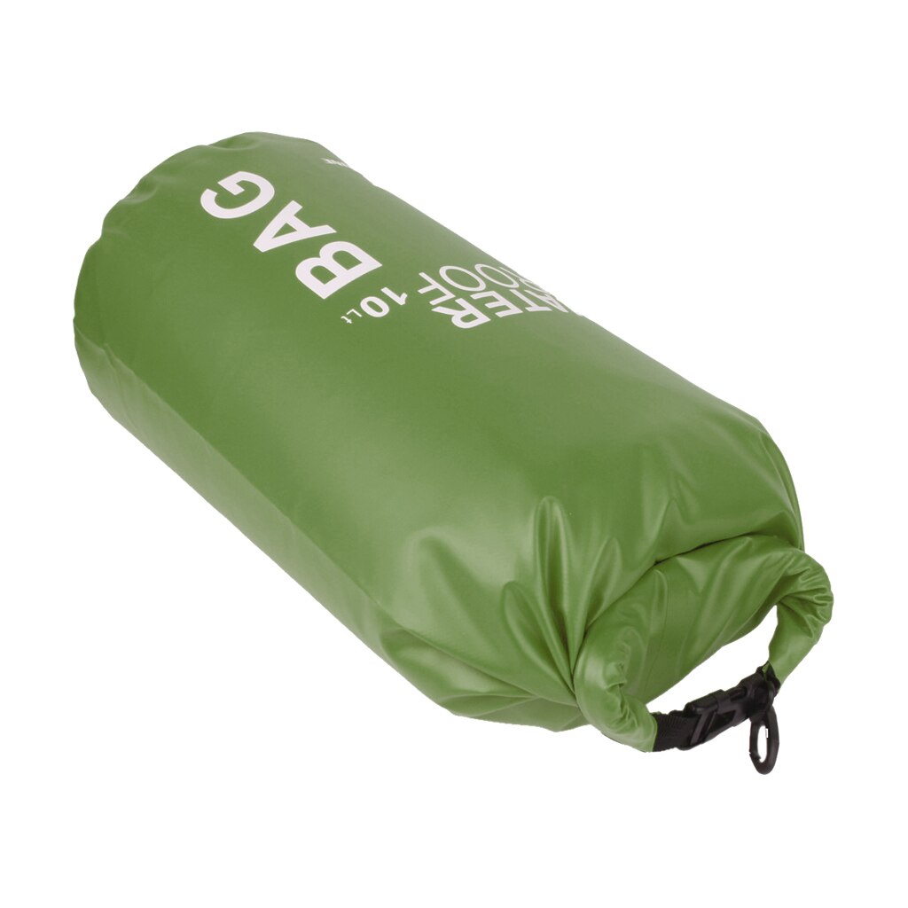 Waterproof Dry Bag Sack Pouch PVC Storage Bag Boating Kayaking Rafting Canoeing Floating Swimming Stuff Sack 2L / 5L /10L /15L: Green 10L