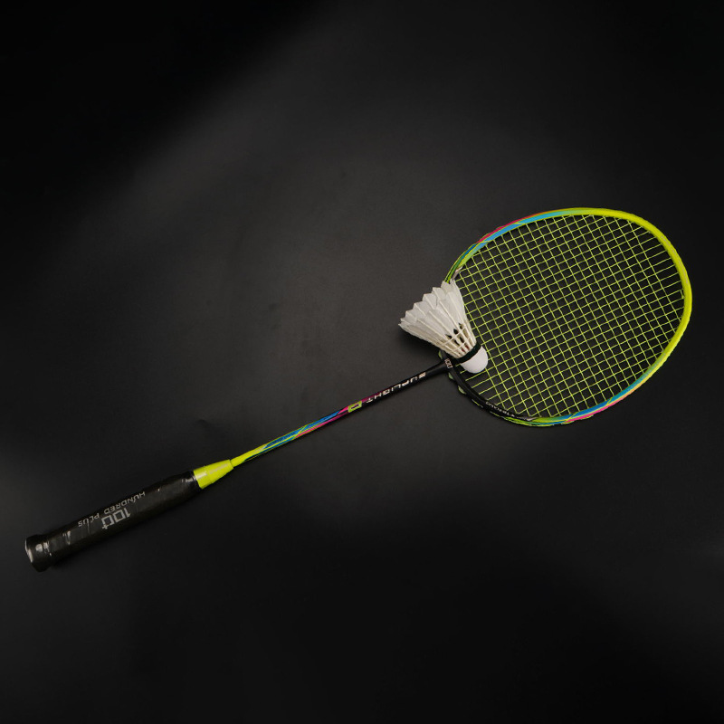 Full Carbon Fiber Strung Badminton Rackets Competition Training Racquet Speed Sports For Adult -40