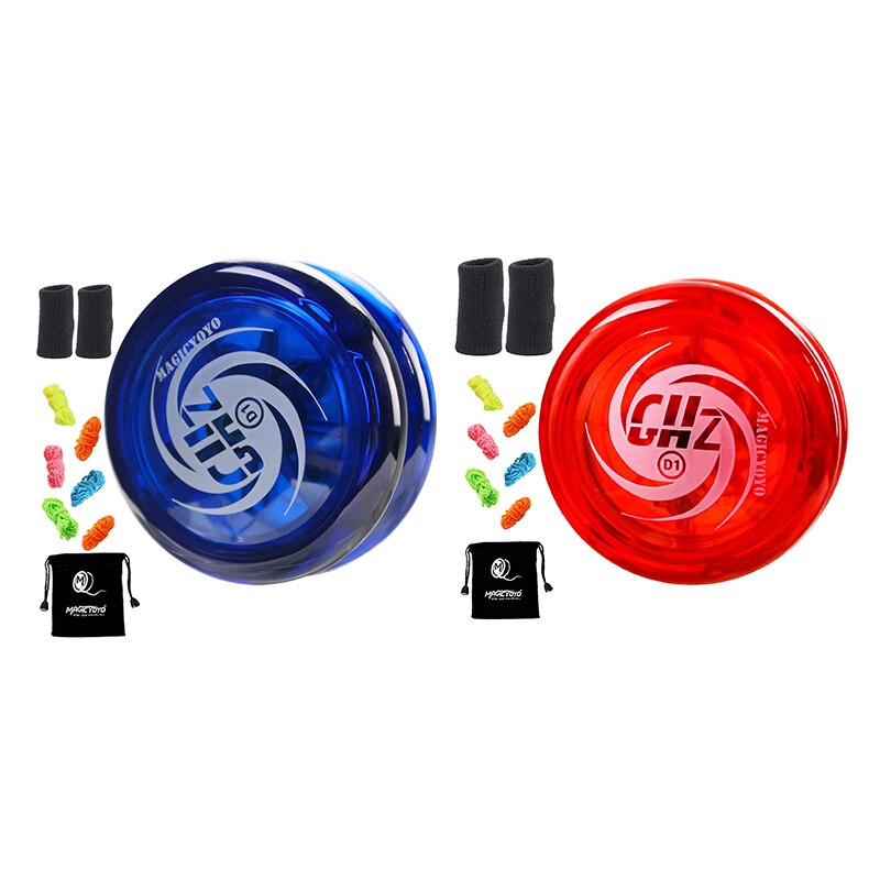 MAGICYOYO Responsive Yoyo D1 GHZ Looping Yoyos For Kids Beginner With Yoyo Strings+Finger Cot+Yoyo Ba