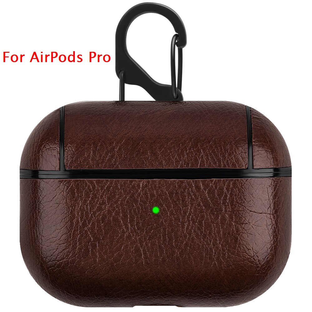 Pentru apple airpods pro 3 husă din piele pentru căști husă rezistentă la șocuri pentru airpods 3 2 1 cutie de încărcare pentru căști wiilress stil business: Db4 pentru airpods pro