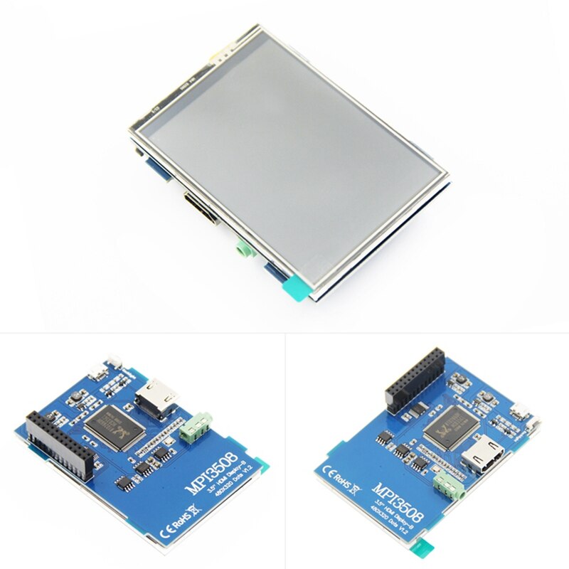 3.5 Inch Lcd Hdmi Druk Sn Display Tft Lcd-scherm Module 480X320 Voor Raspberry Pi 4B Raspberry Pi 3 Model/B +