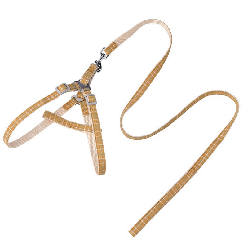 Hond kat harnas riem verstelbaar harnas vest riem halsband puppy klein huisdier buiten wandelbenodigdheden chihuahua: D / S