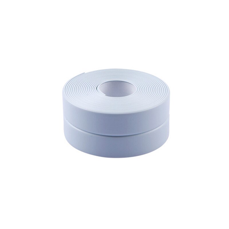 3.8cmx3.2m Self-adhesive Kitchen Bathroom Ceramic Stickers Tape Waterproof Anti-moisture Pvc Wall Corner Line Sink Sticker: Blue