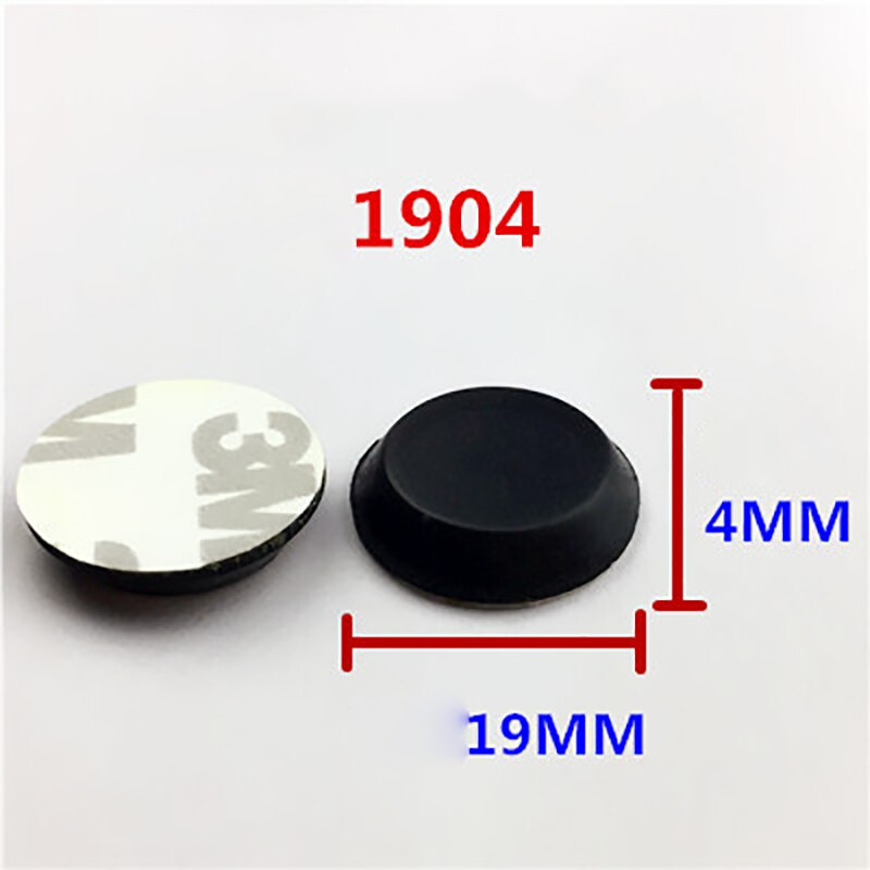 20 st halvklot trapetsformad pelare 3m högtalare förstärkare stötdämpare fötter pad vibrationsgummi anti-chock självhäftande: 1904