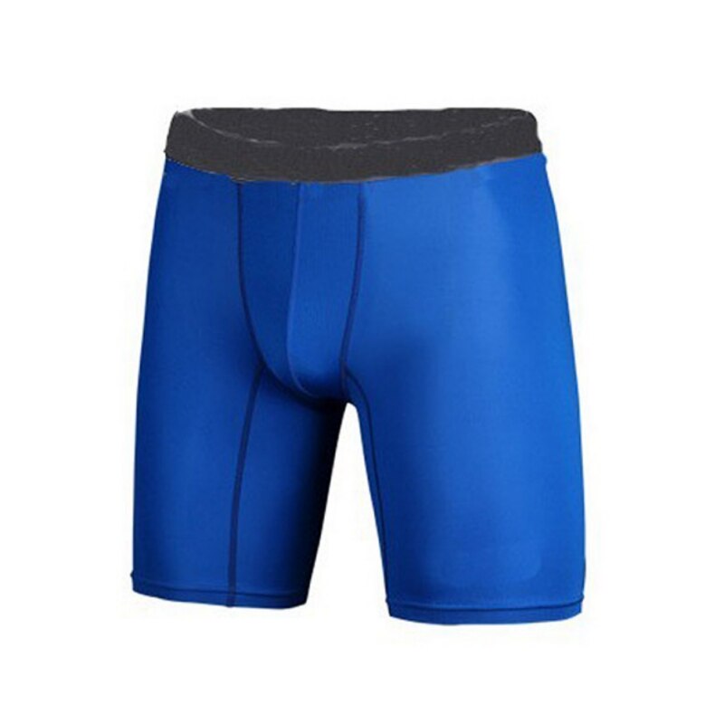 Schnell Trocken Männer Hosen Training Gym Engen Shorts Sport Compression Haut Briefs Camping Trekking Racing Reiten Muskel Show FigureN: Blue / S