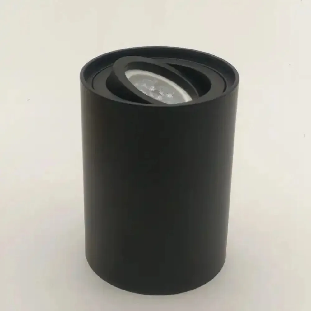 Gegoten Plafondspot Hoge Kleur Display Oppervlak Gemonteerd Anti Glare Downlight Beugel Behuizing Gu10 Cup Houder