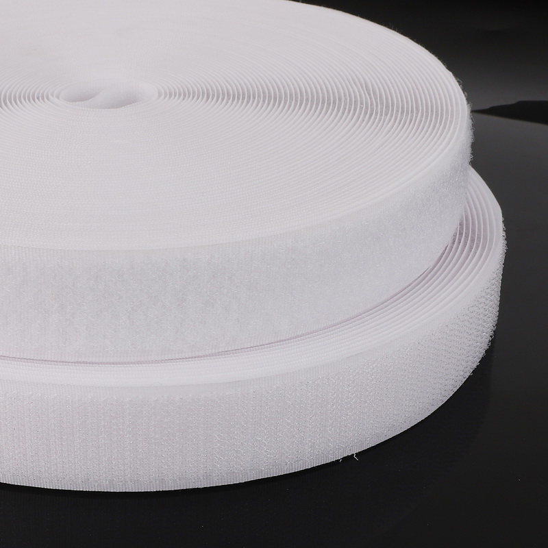 2 meters/partij 16mm/20mm/25mm/30mm/40mm breedte Wit kleur Haak en Lus Tape/Roll-Naaien Tape (Niet Lijm)