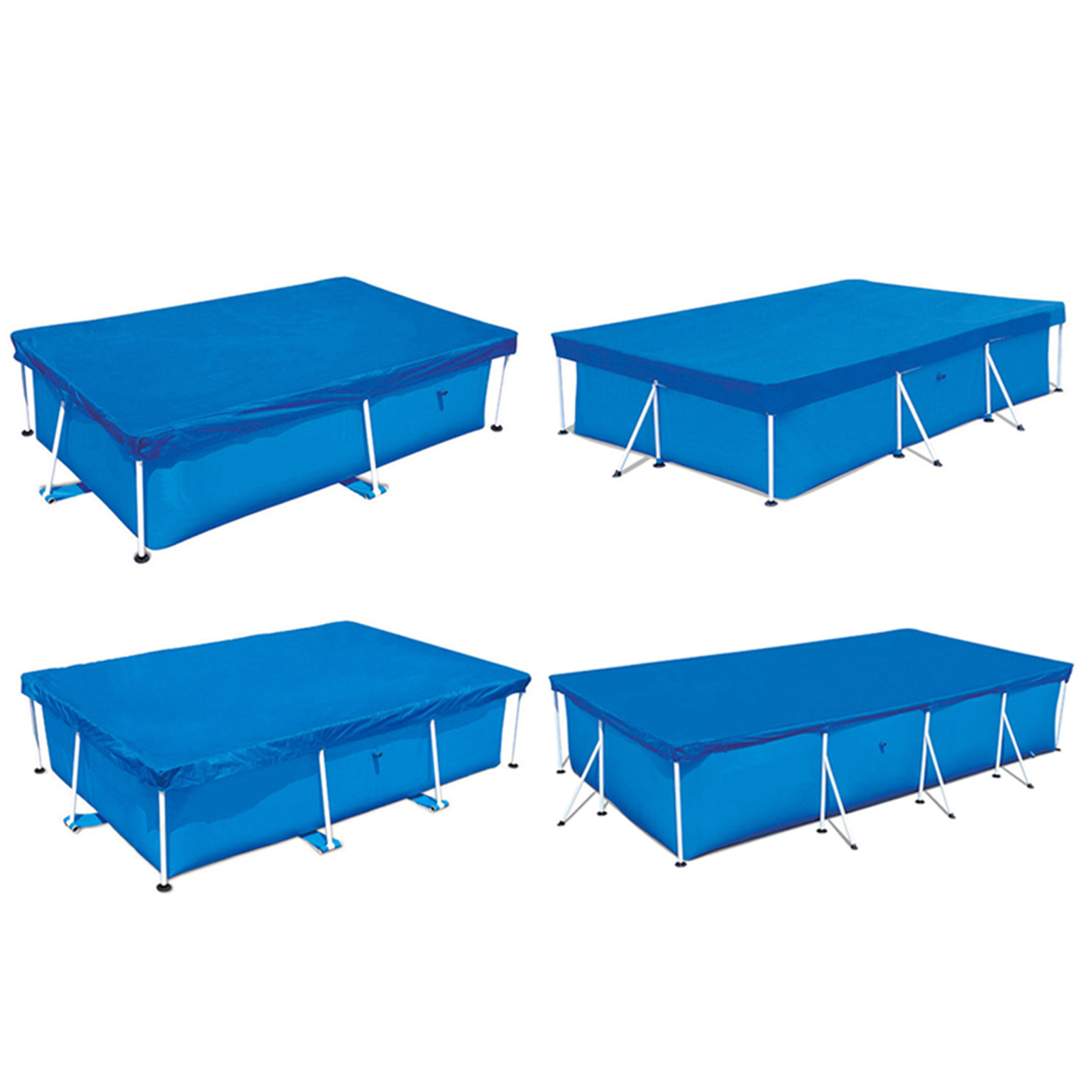 Rechthoek Zwembad Cover Regendicht Dust Cover Regen Doek Voor Zomer Zwembad Tuin Zwembad Stofdicht Cover Blauw