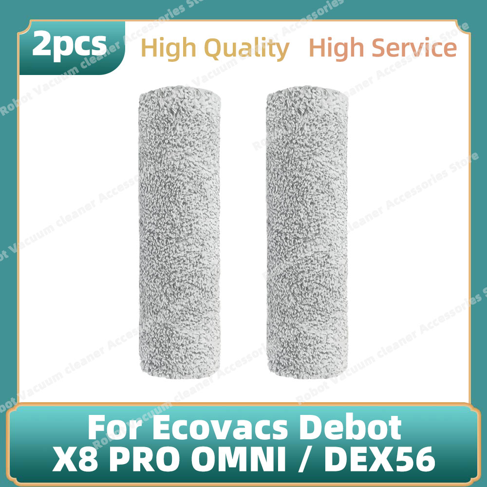 Compatibel Voor Ecovacs Deebot X8 PRO OMNI/DEX56 Accessoires Belangrijkste Zijborstel Mop Doek Stofzak Vervangende Onderdelen: Licht Geel