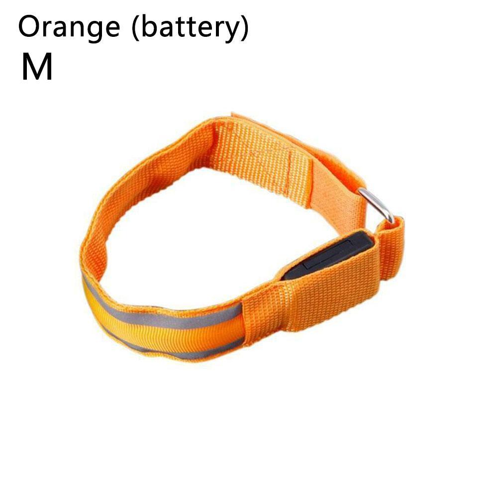 Nacht Lauf Armband Outdoor Sport LED Licht USB Warnung Sicherheit Bike Wiederaufladbare Armband Arm Radfahren Gürtel Fahrrad Bein O4M8: M