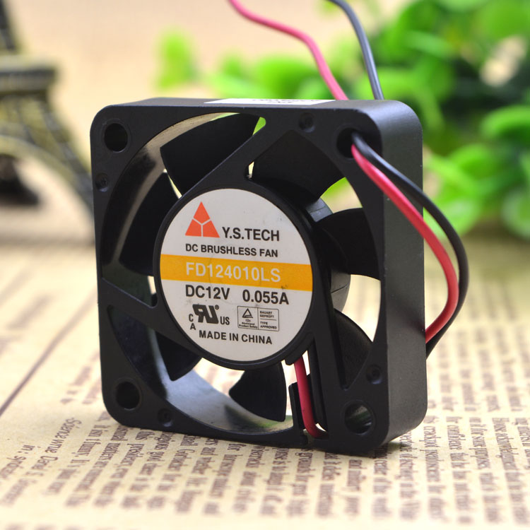 Yuanshan Ys 4010 12V 0.055a 2-Draad Ultra-Stille Ventilator Fd124010ls