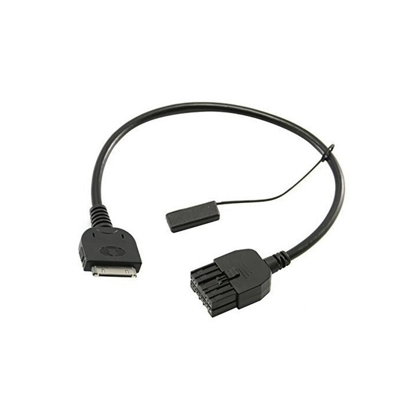 puerto de Cable de interfaz de entrada auxiliar negro apto para Infiniti Nissan Ipod 284H2-Zt50A
