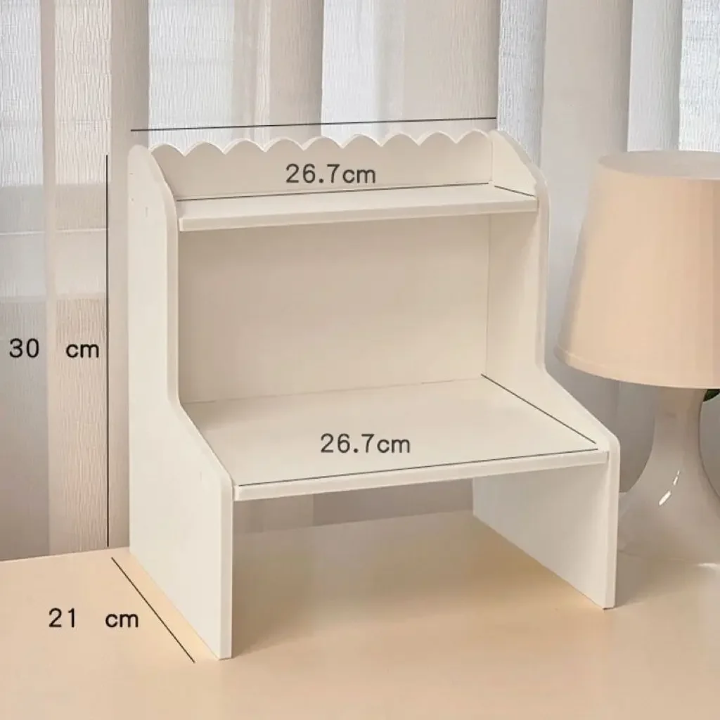 Ins Desktop Elevation Stand Met Laden Student Bureau Opbergrek Multi-Functionele Display Rack Thuis Kantoor Bureau Accessoires: Blauw