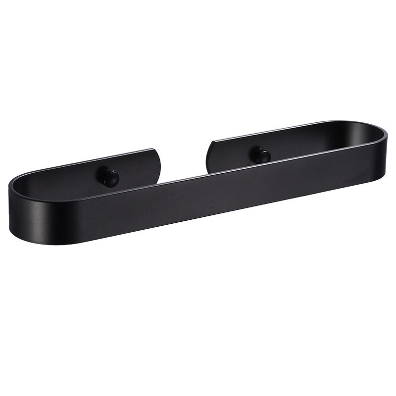 Aluminium Badkamer Handdoek Bars Handdoekenrek Wall Mounted Handdoek Bar Zwart Bakken/Wit Bad Hardware Badkamer Accessoires 30-60Cm