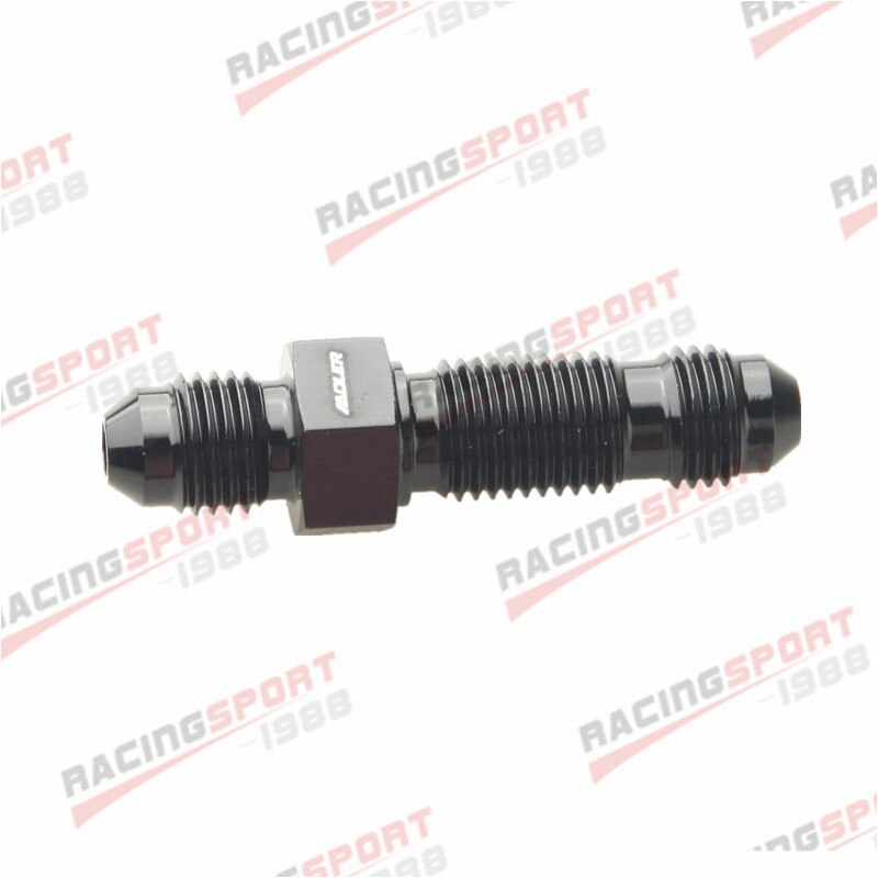 An4 4an en -4 rette en skottadpater fitting adapter aluminium sort