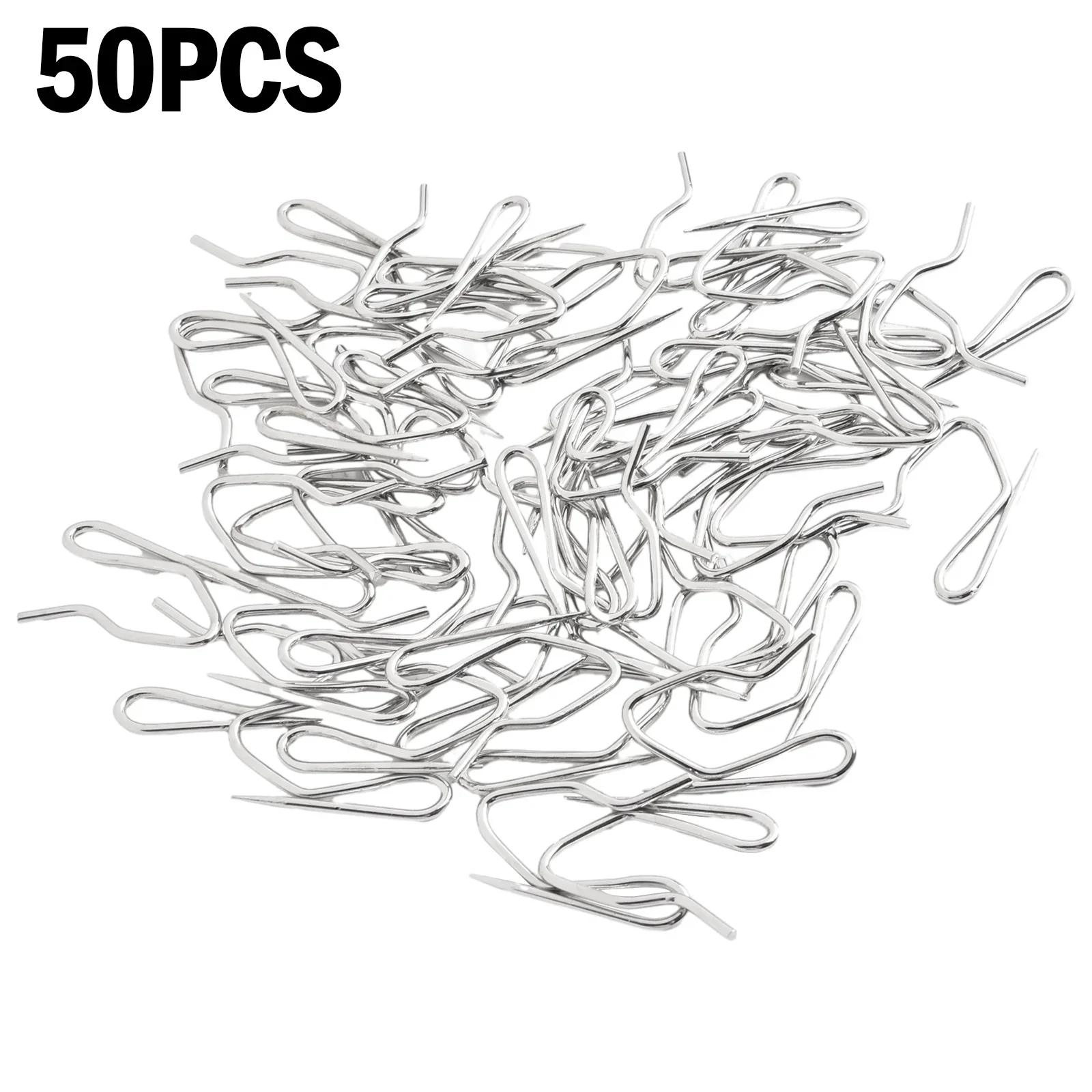 Ganchos de gancho para cortina, colgador de cortinas, Clips de ducha, herrajes para ventana, pasadores colgantes de acero inoxidable pesado, 10/20/50