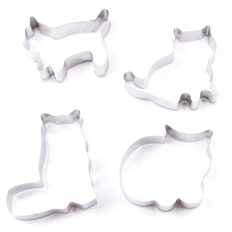 5 stijlen DIY Cake Decorating Dier Kat Bot Poot Cookie Cutter Mold 3D Suiker Ambachtelijke Pastry Biscuit Fondant Cake bakvorm