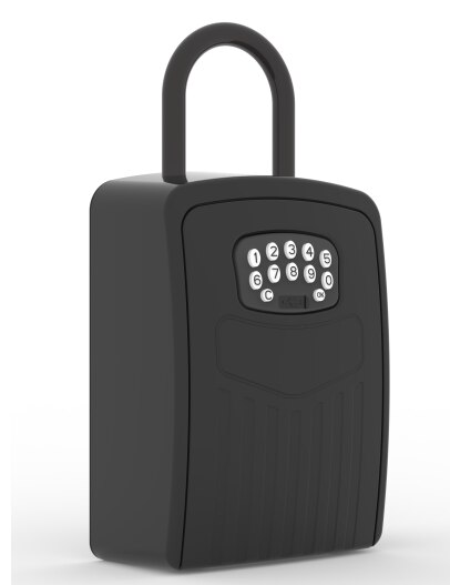 Tuya Smart Key Lock Box Wandmontage Aluminiumlegering Sleutel Kluis Weerbestendig Met Code Sleutel Opslag Lock Box Indoor outdoor: TUYA key safe box 2