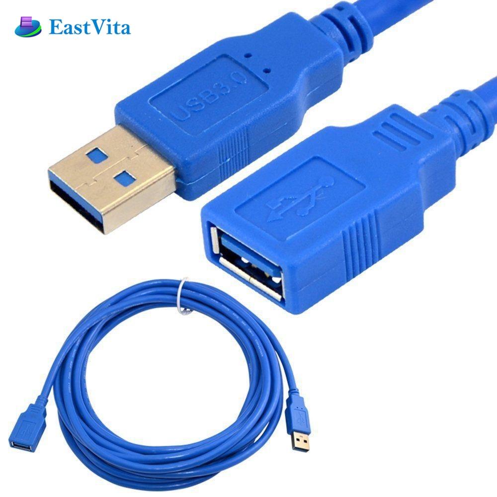 EastVita USB 3.0 Verlengkabel 5 m USB Male A naar USB3.0 Vrouwelijke EEN Data Sync Cord Adapter Connector voor computer PC Muis r25