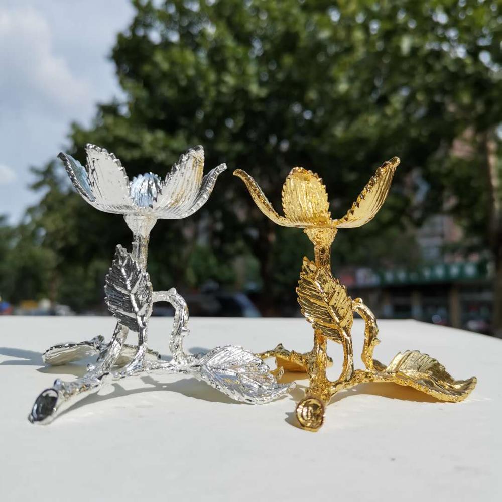 Socle de sphère de supports en métal de support de boule de cristal pour l'affichage