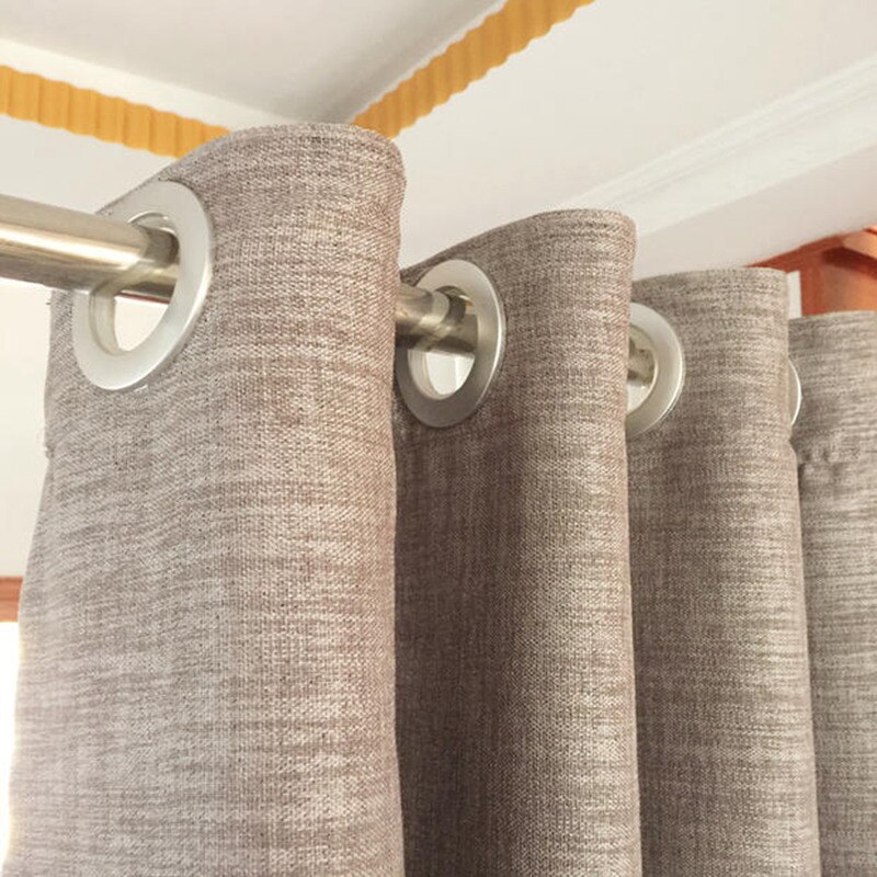 Grommet Top Curtains Eyelet Gold Silver Plastic Rings Hanging Curtain Roman Rod Curtain Accessories Home Decor CP001H