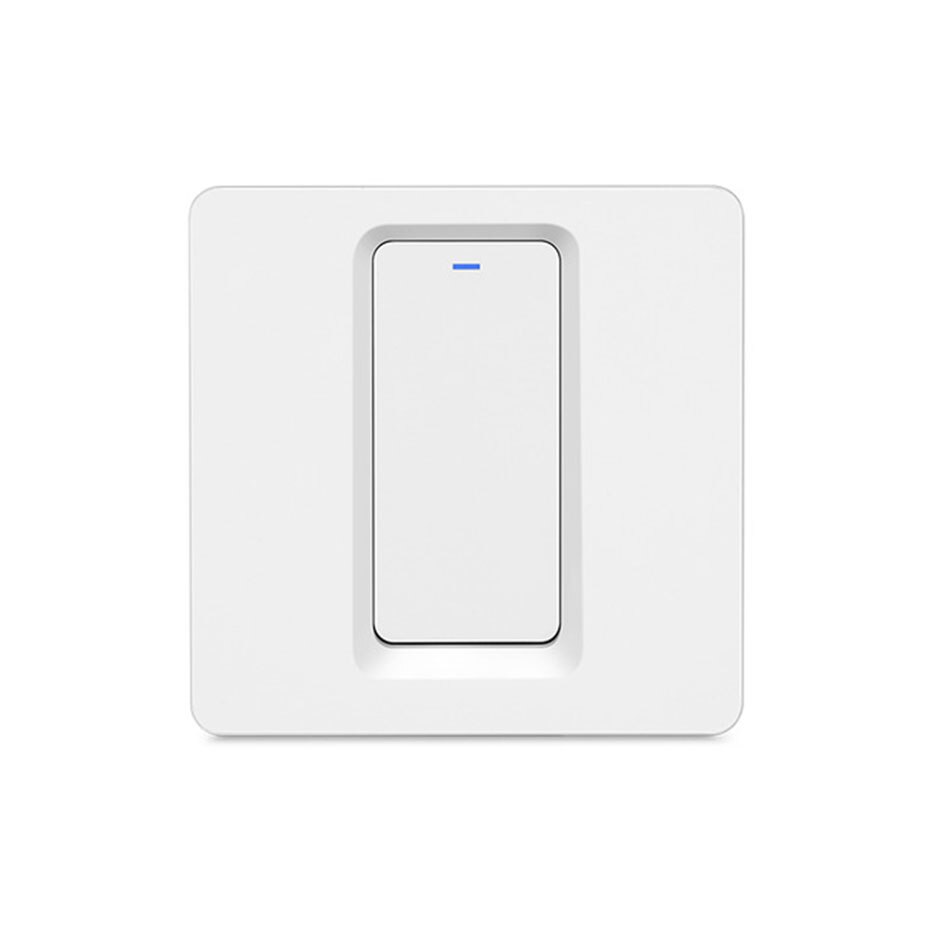 Smart Light Switch No Neutral Wire 2.4GHz WiFi 1/2/3 Gang Switch Work with Alexa and Google Home,No Hub Required APP Smart Life: 1 gang