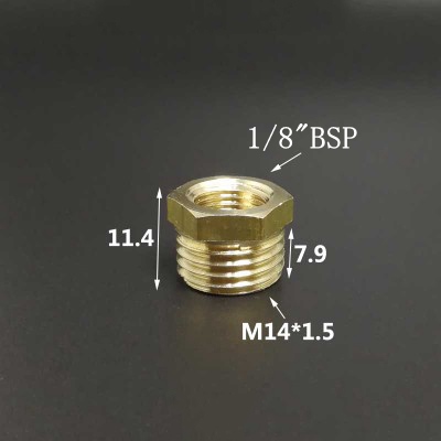 M10 M14 M20 Metric Male To Female Thread Brass Reducer Bushing Reducing Pipe Fitting Coupler Connector Adapter: NO8