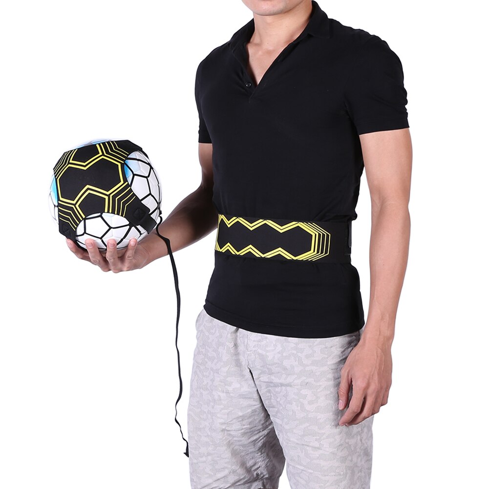 Cinturón ajustable para práctica de balón de fútbol cinturón de entrenamiento de patadas de fútbol, equipo de entrenamiento, cinturón de práctica de manos, niños y adultos