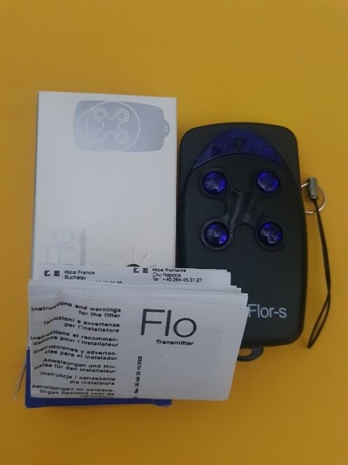 Afstandsbediening Flor flor-s flo1r-s flo2r flo4r-s TIJDPERK INTI EEN 2 ON2E zender voor garagedeur 433.92mhz rolling code