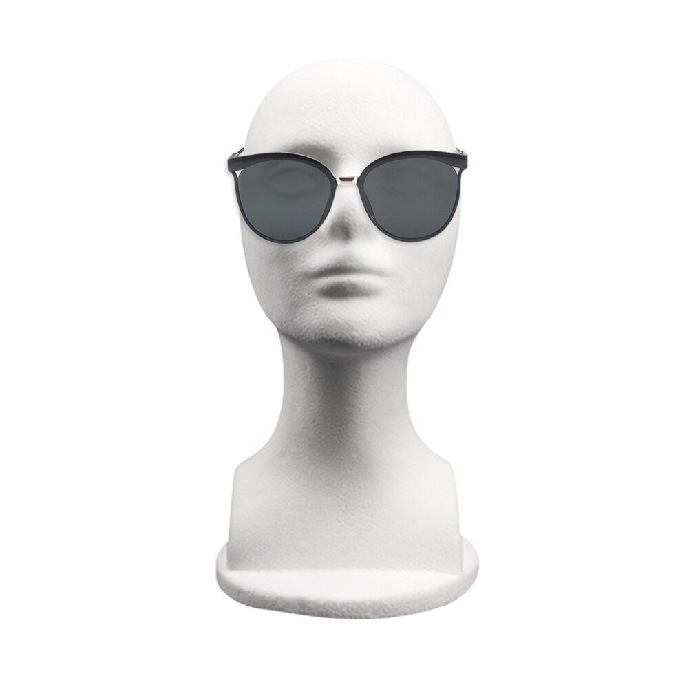 Plastic Abstract Mannequin Head Wig Hat Scarf Display Stand Model Wig Hair Display Stand for Salon Home Shop