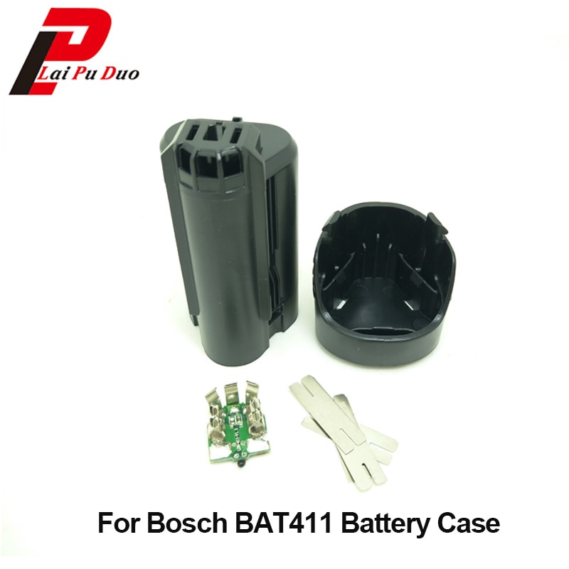 Power tool batterij plastic case (Geen batterij cellen) voor Bosch 10.8 v, BAT 411 411A BAT411 GSR 10.8-Li